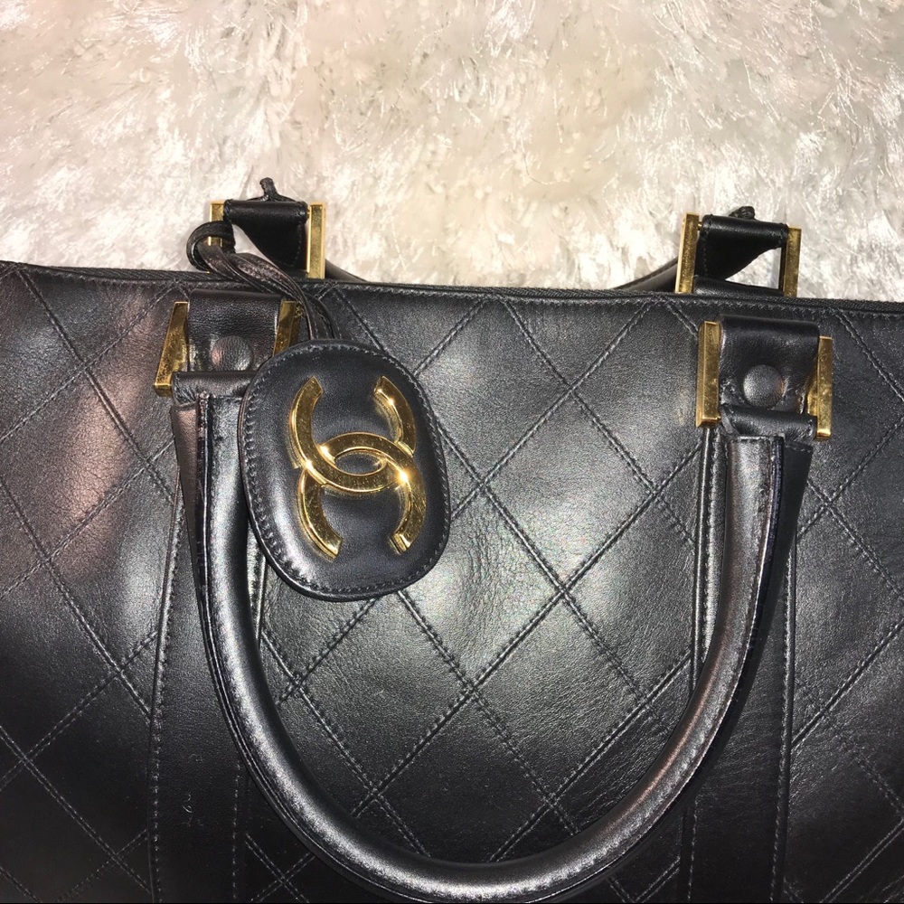 Chanel Lambskin Boston Weekender Duffel bag SOLD - Picture 8 of 15